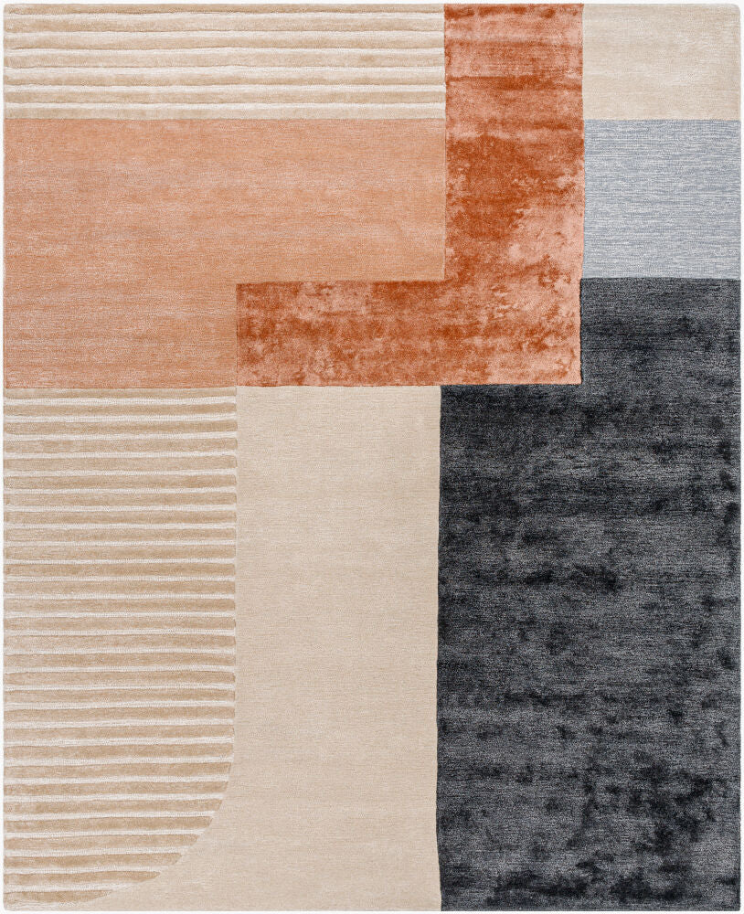 Glasgow Handmade Rug — Blue/Charcoal
