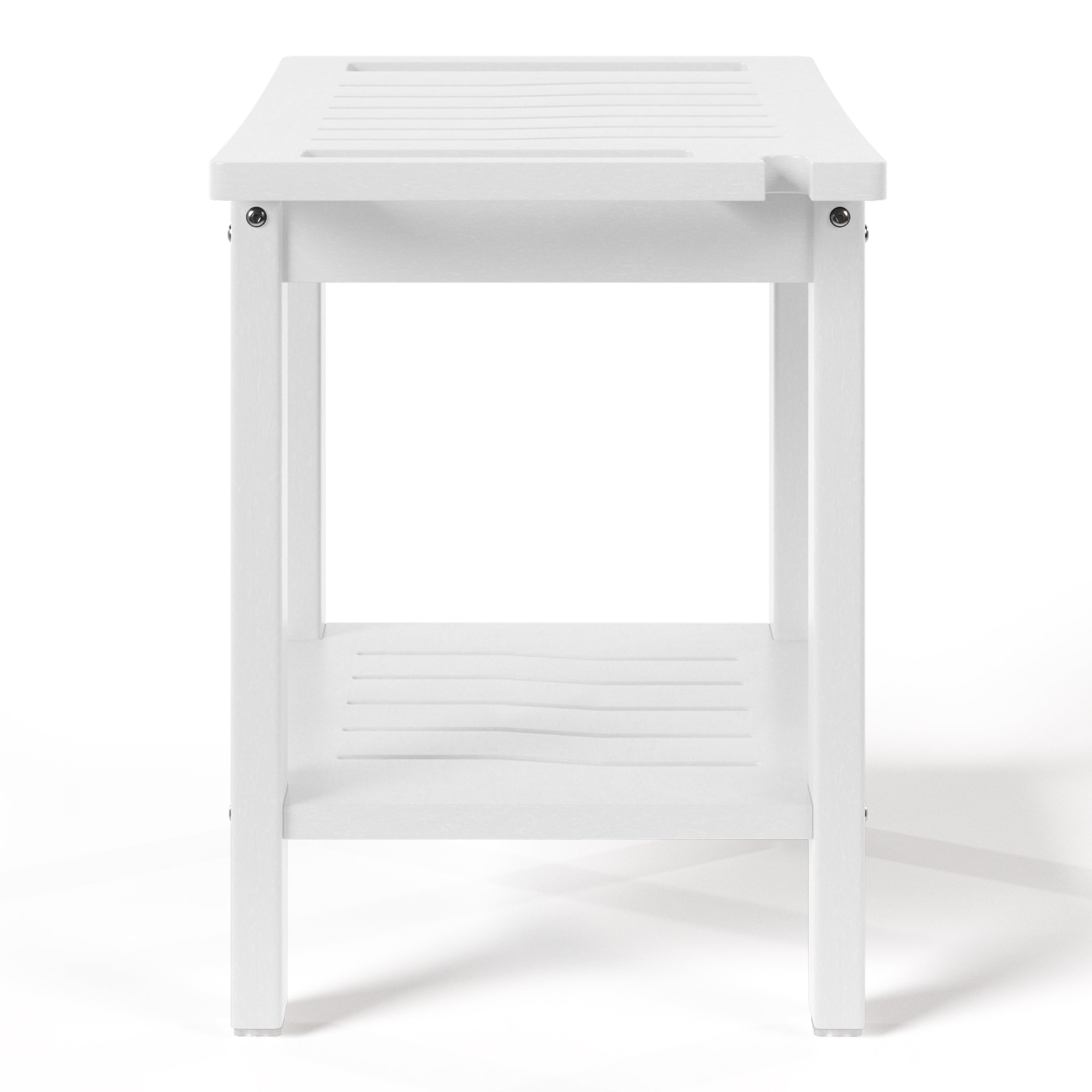 Cascade Bathroom Bench/Table White Seahawk Designs Shower Benches