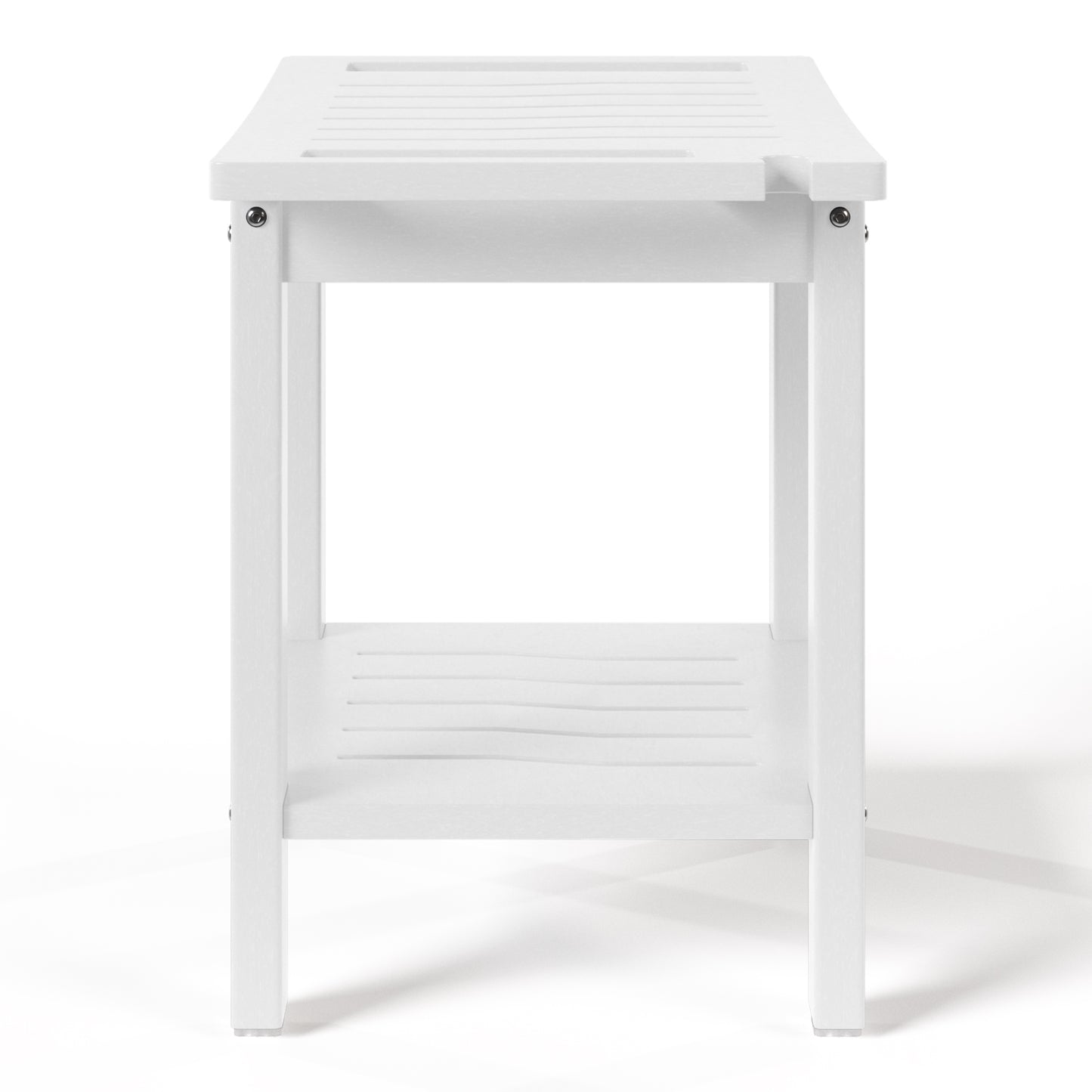 Cascade Bathroom Bench/Table White Seahawk Designs Shower Benches