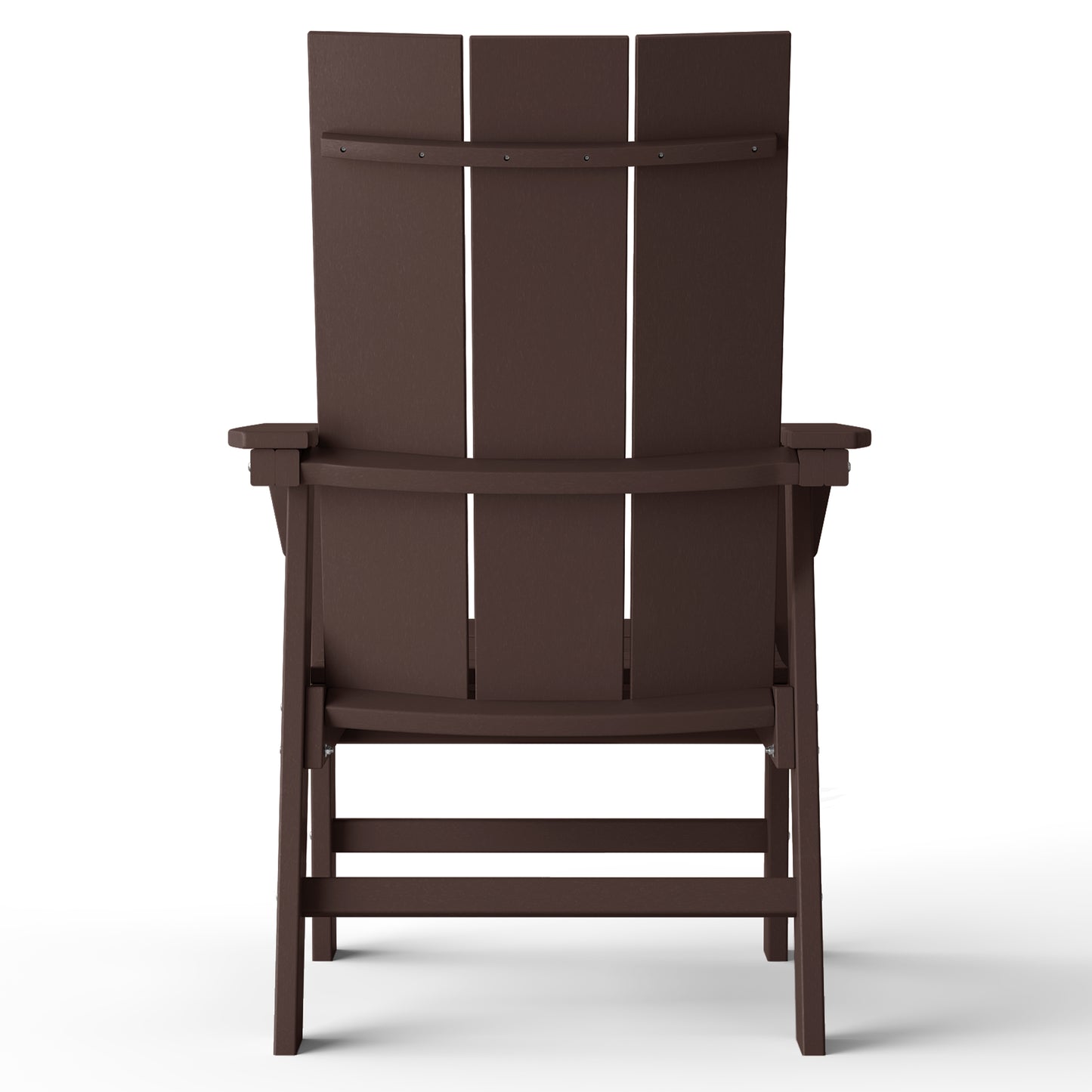 Malibu Modern All-Weather Outdoor Contoured Adirondack Dining Chair Seahawk Designs Patio Dining Chairs