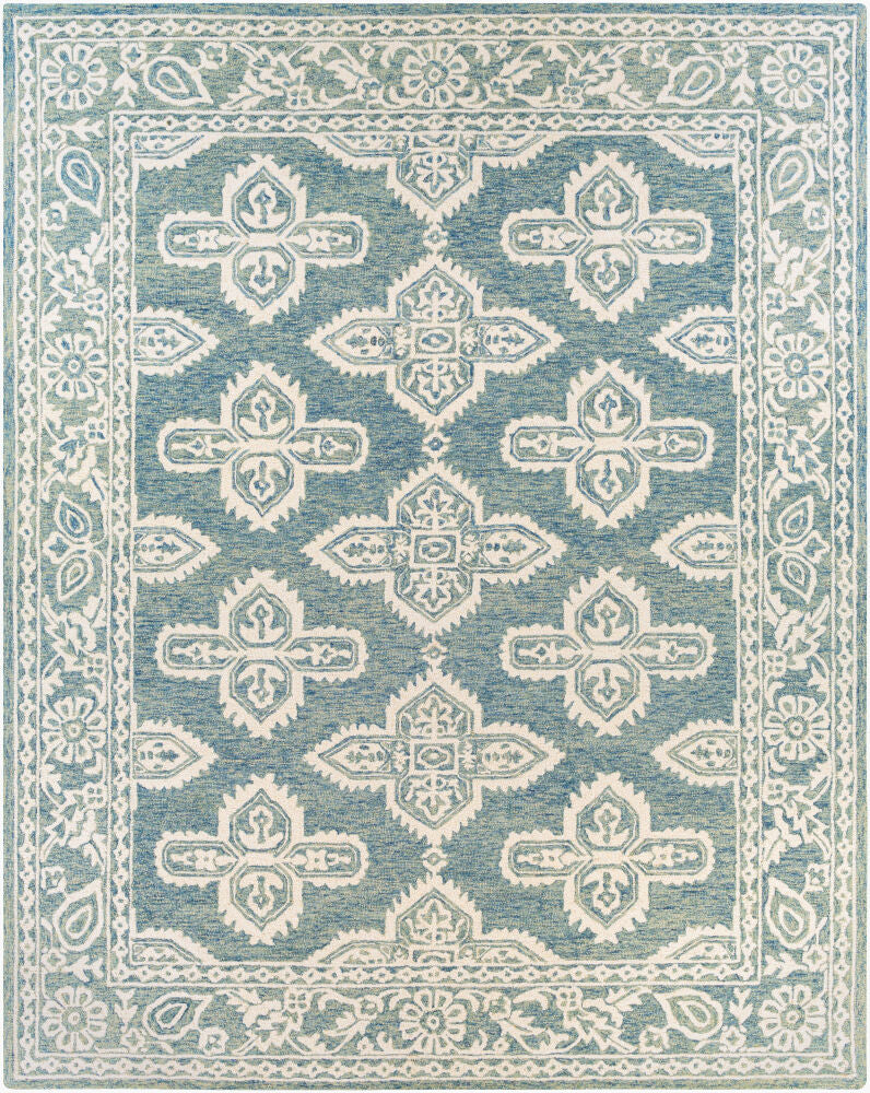 Granada Handmade Rug — Blue/Ice Blue
