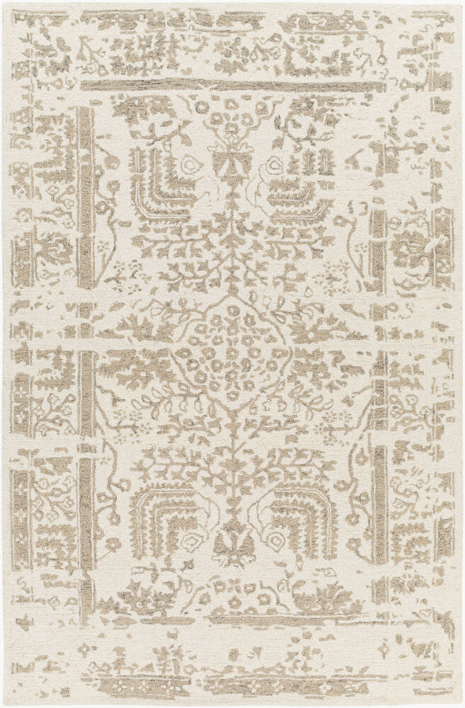 Granada Handmade Rug — Cream/Gray