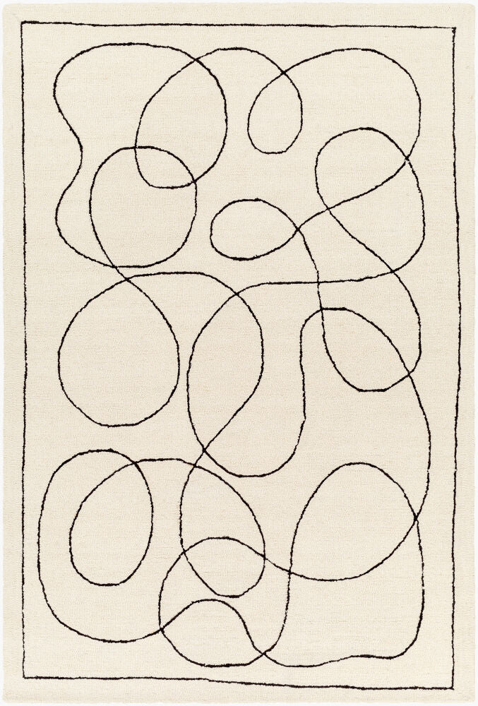 Granada Handmade Rug — Beige/Black