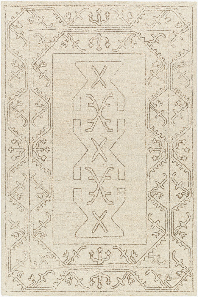 Granada Handmade Rug — Brown/Ivory