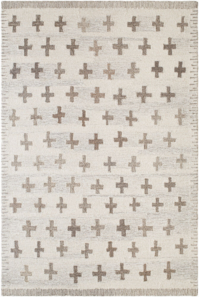 Granada Handmade Rug — Ivory/Medium Brown