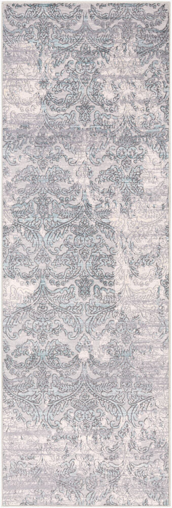 Genesis Machine Woven Rug — Charcoal/Denim