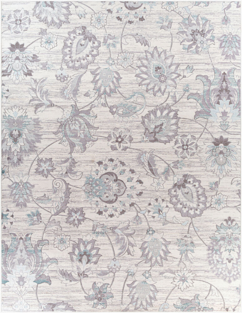 Genesis Machine Woven Rug — Charcoal/Denim