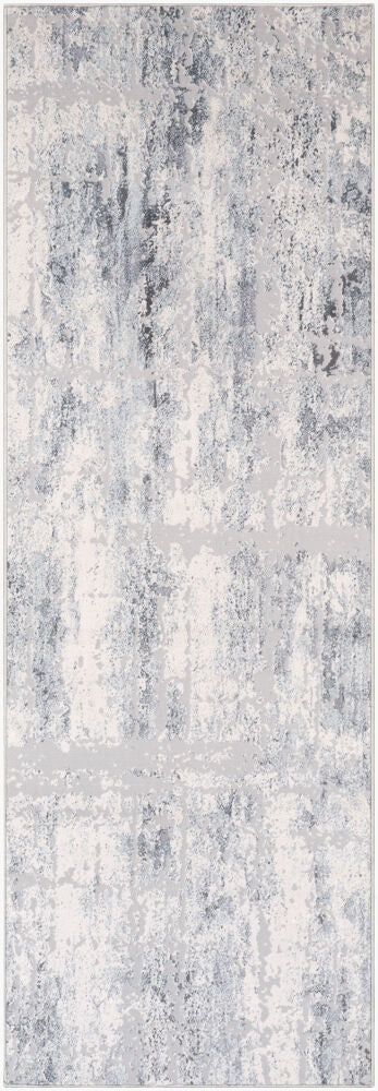 Genesis Machine Woven Rug — Charcoal/Denim