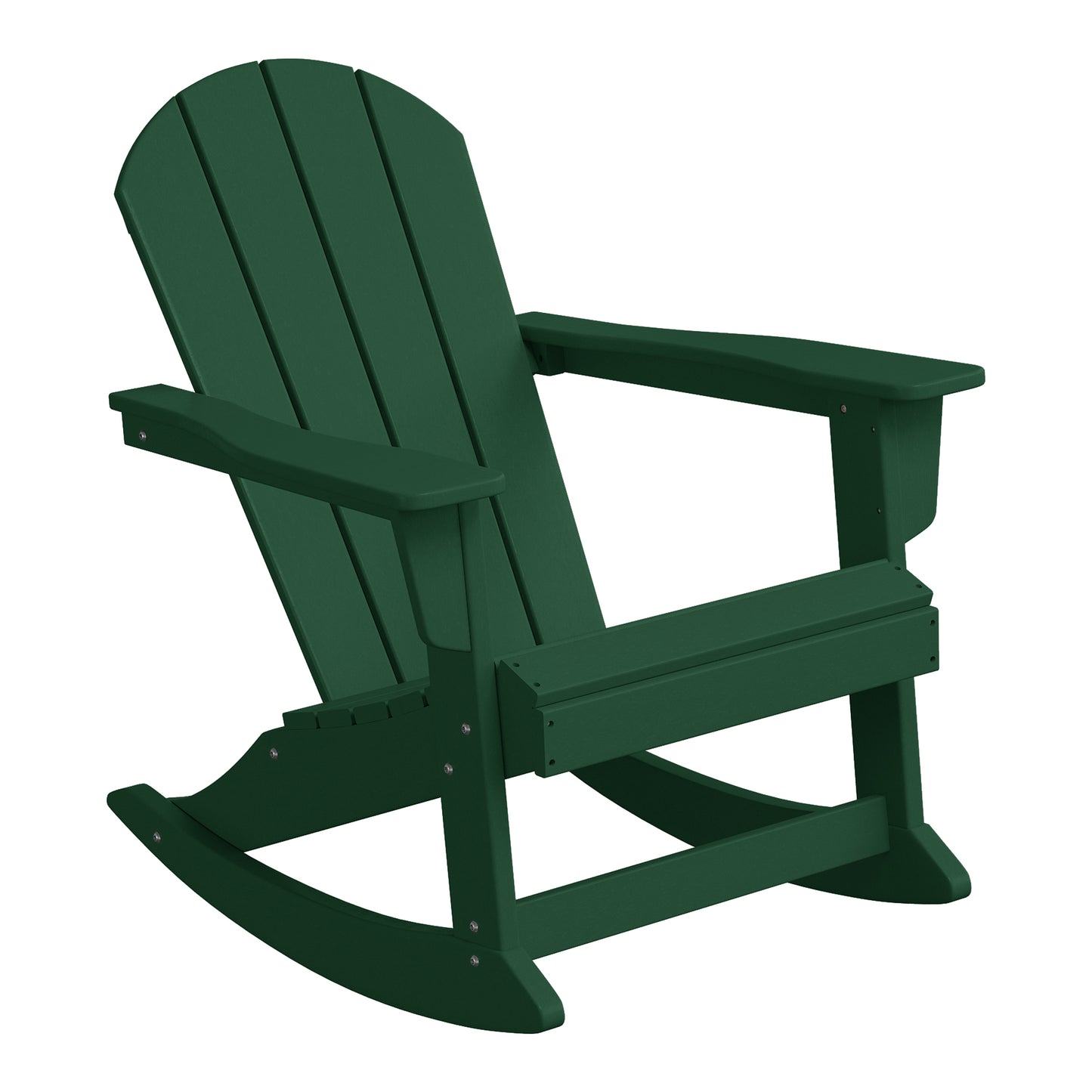 Chatham All-Weather Outdoor Classic Adirondack Rocking Chair Dark Brown Seahawk Designs Patio Rocking Chairs