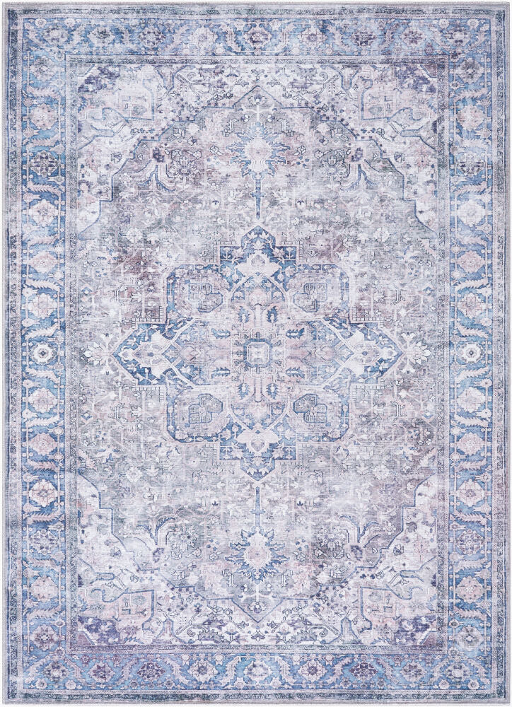 Georgina Machine Woven Rug — Black/Cream