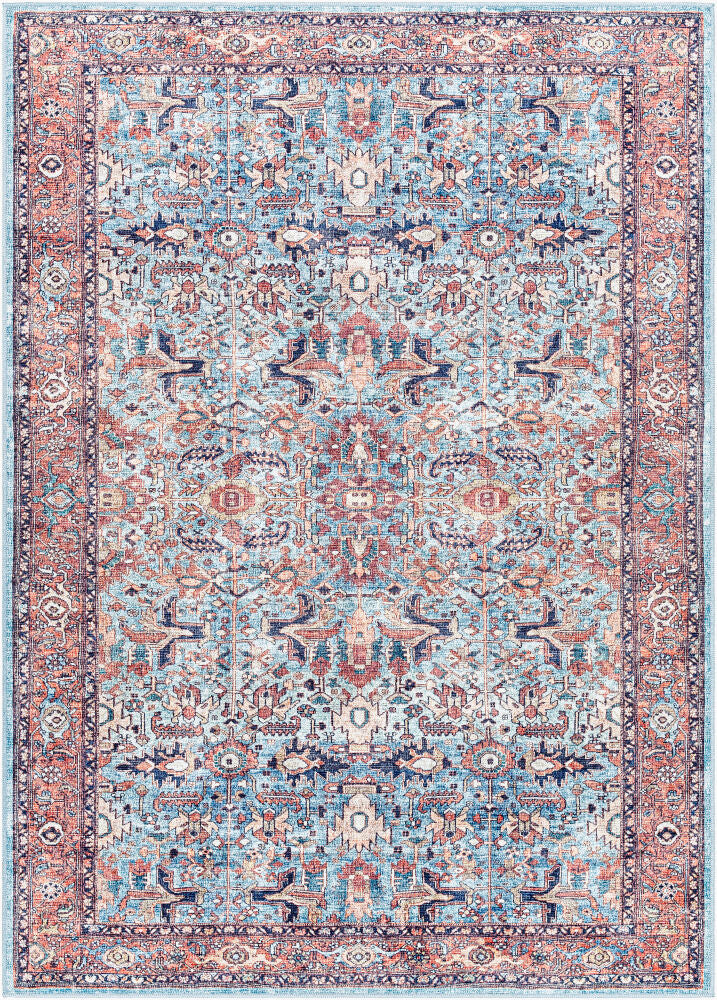 Georgina Machine Woven Rug — Beige/Black