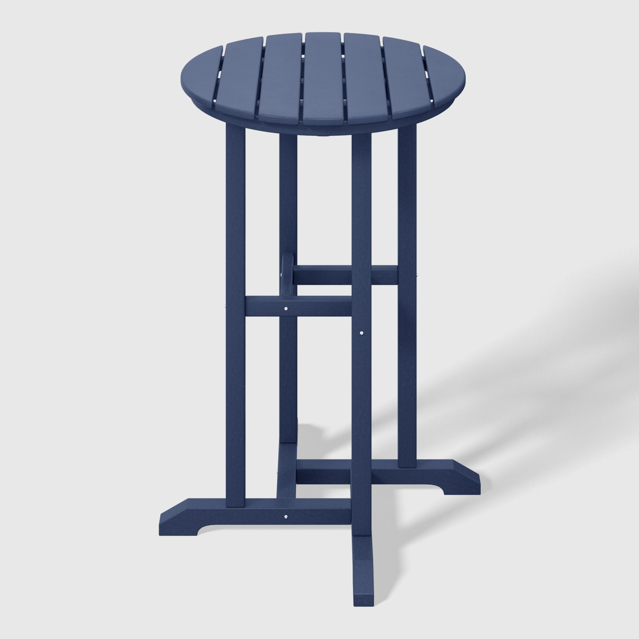 Stockholm All-Weather Outdoor Round Counter Bistro Table (37" Height) Seahawk Designs Patio Bar Tables