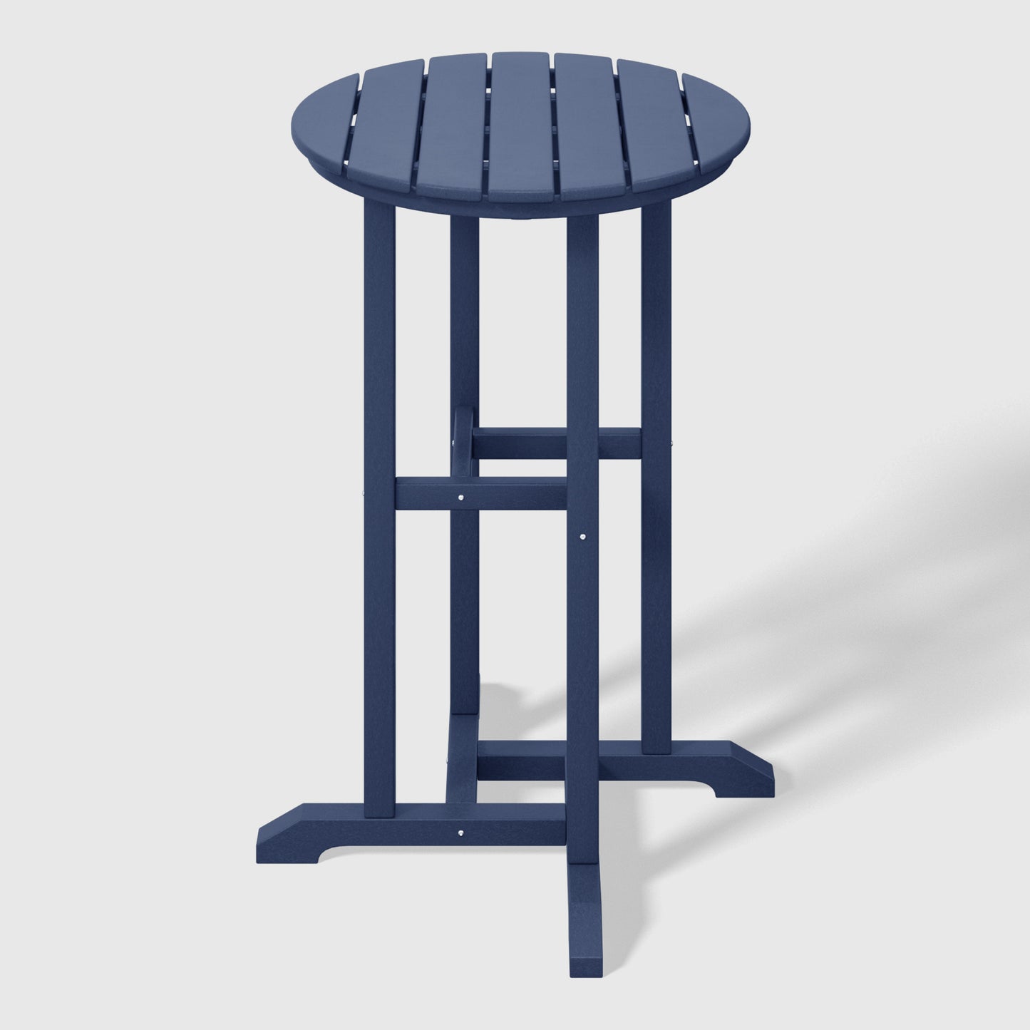 Stockholm All-Weather Outdoor Round Counter Bistro Table (37" Height) Seahawk Designs Patio Bar Tables