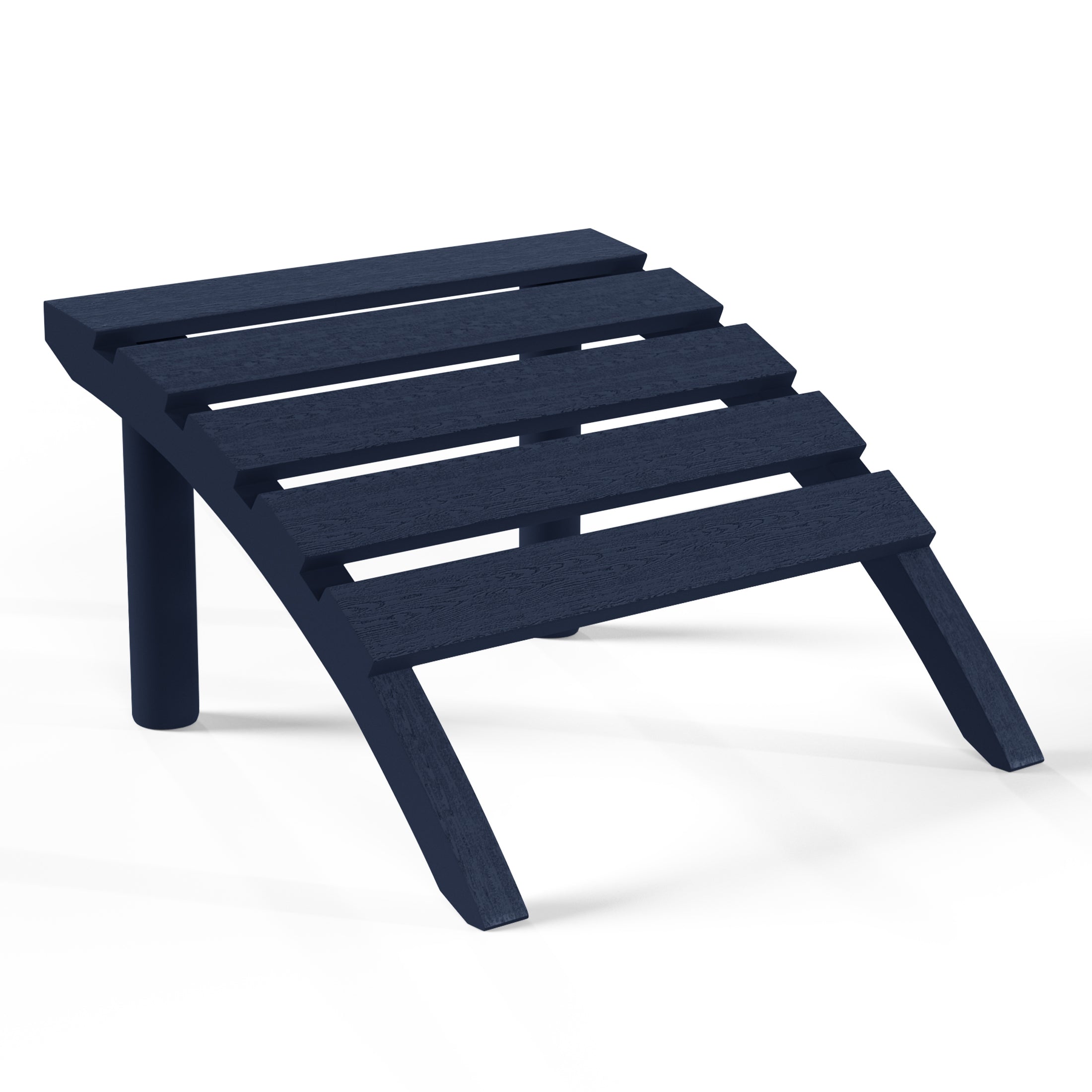 Snap’n Lock Adirondack Footrest (No Tools or Hardware Needed) Navy Blue Seahawk Designs Patio Ottomans