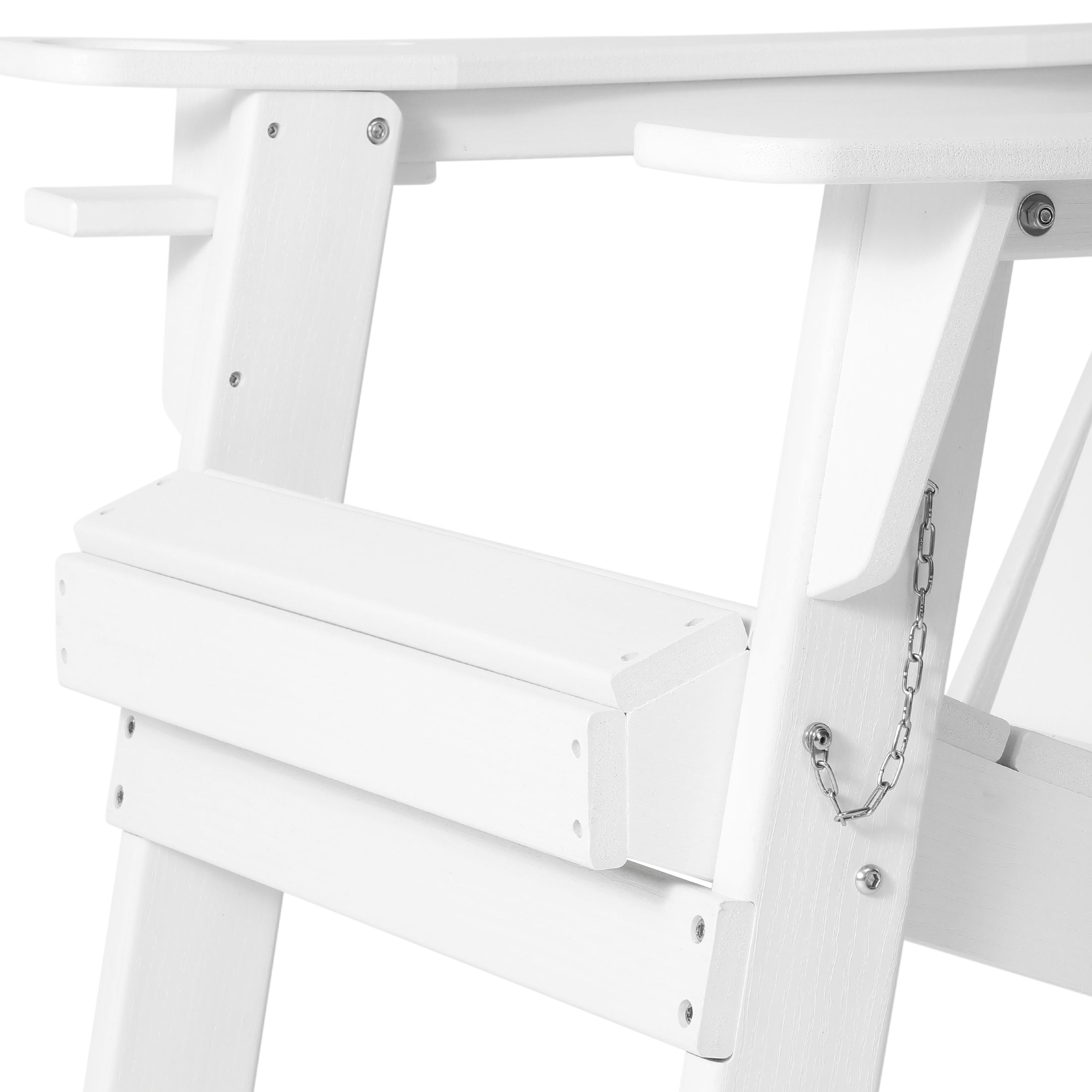 Chatham All-Weather Outdoor Folding Adirondack Chair with Cup Holder Seahawk Designs Adirondack Chairs