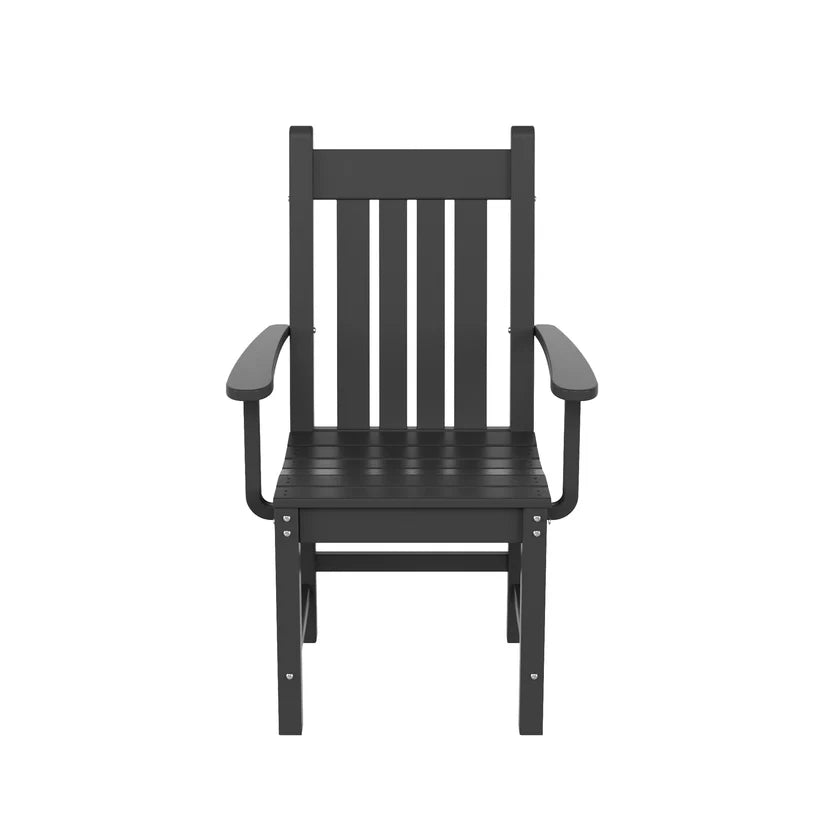 Tuscany All-Weather Outdoor Patio Dining Arm Chair Gray Seahawk Designs Patio Dining Chairs