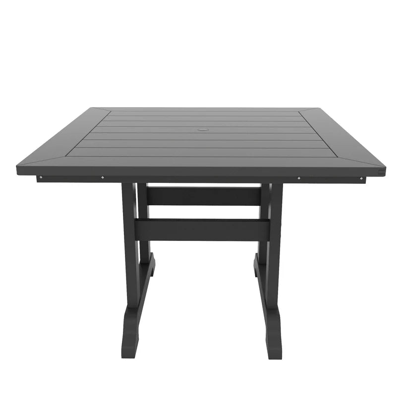 Tuscany All-Weather Outdoor Square Dining Table (43" Top) Gray Seahawk Designs Patio Dining Tables