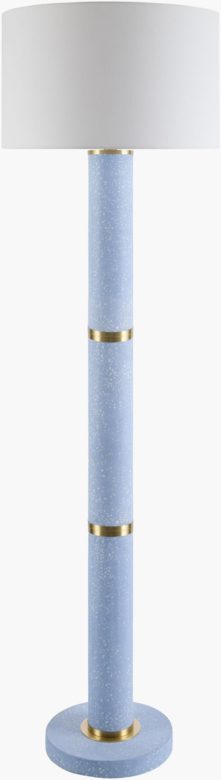 Garies Accent Floor Lamp — Sky Blue