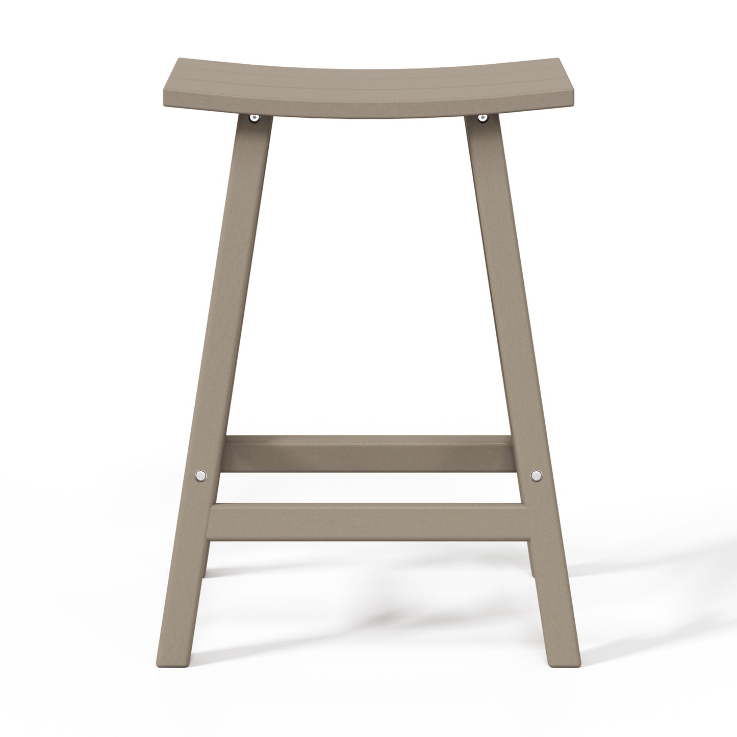 Stockholm All-Weather Outdoor Saddle Counter Stool (24" Height) Seahawk Designs Patio Bar & Counter Stools