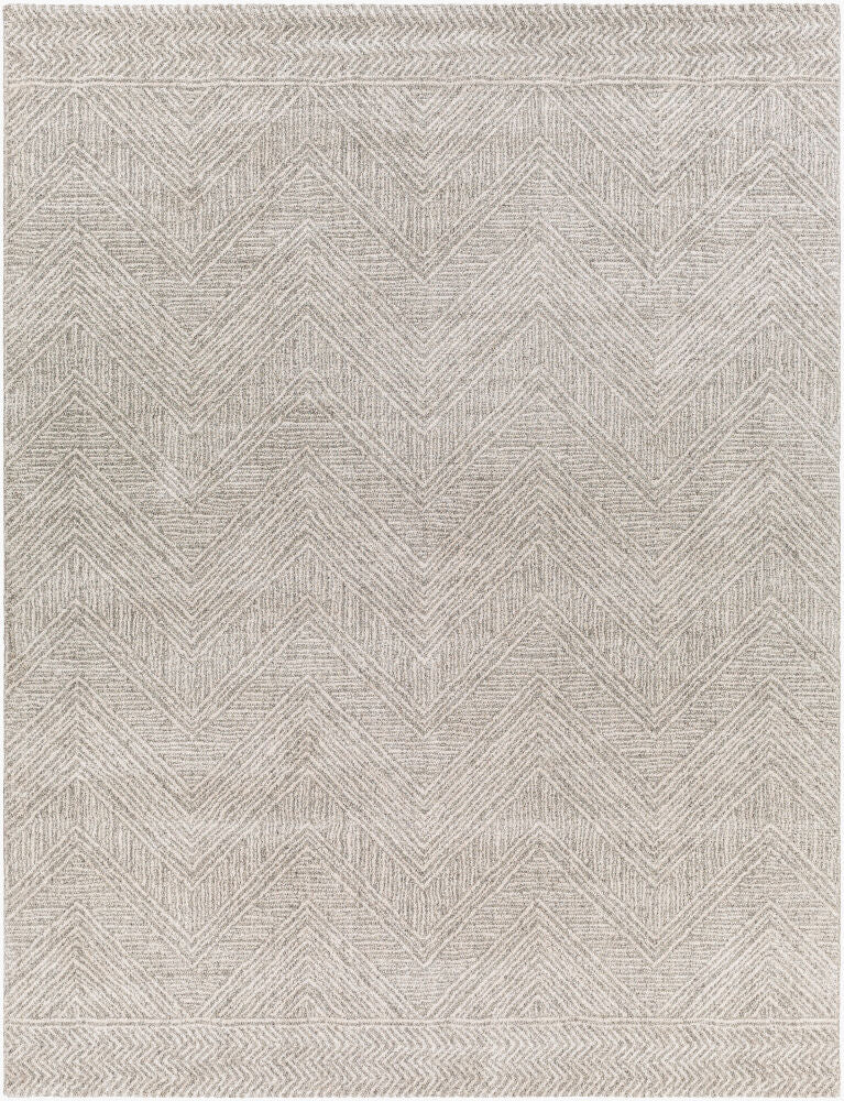 Gavic Machine Woven Rug — Black/Light Beige