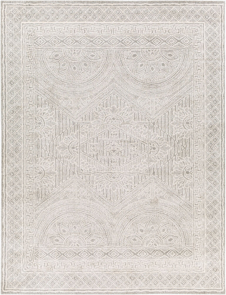 Gavic Machine Woven Rug — Charcoal/Cream