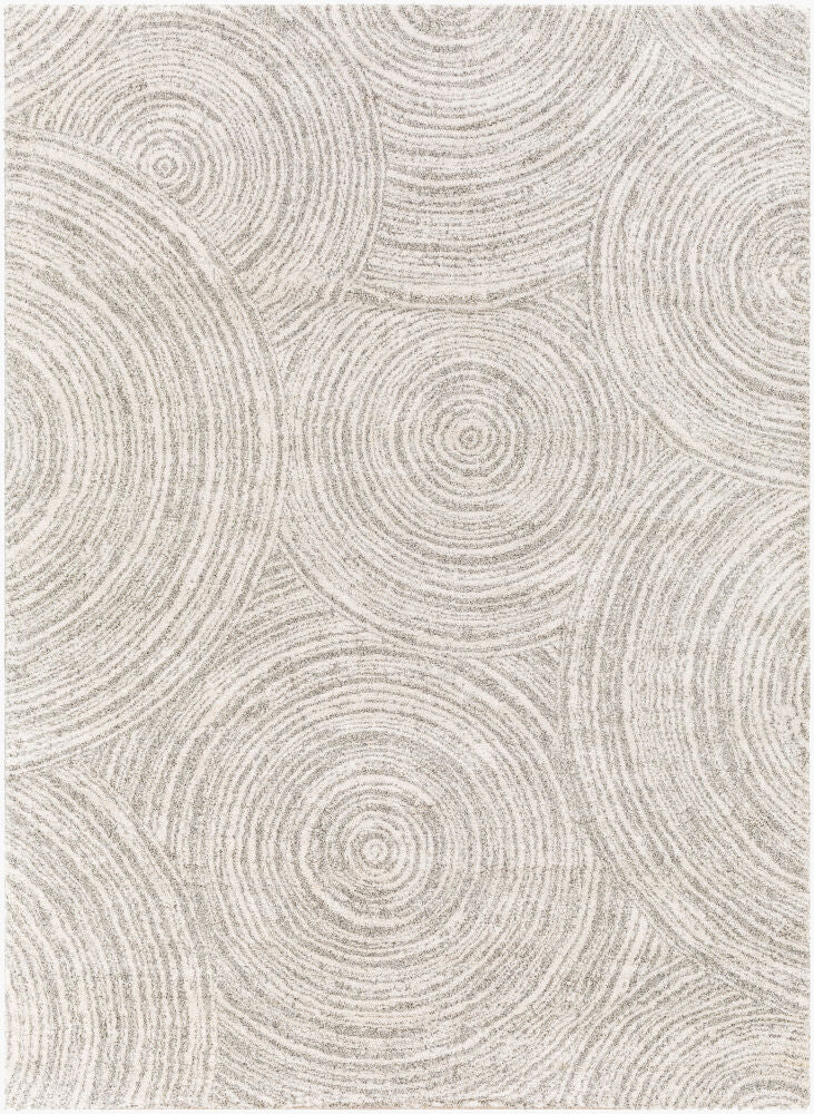 Gavic Machine Woven Rug — Charcoal/Cream
