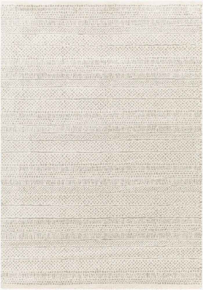 Gavic Machine Woven Rug — Ivory/Medium Gray