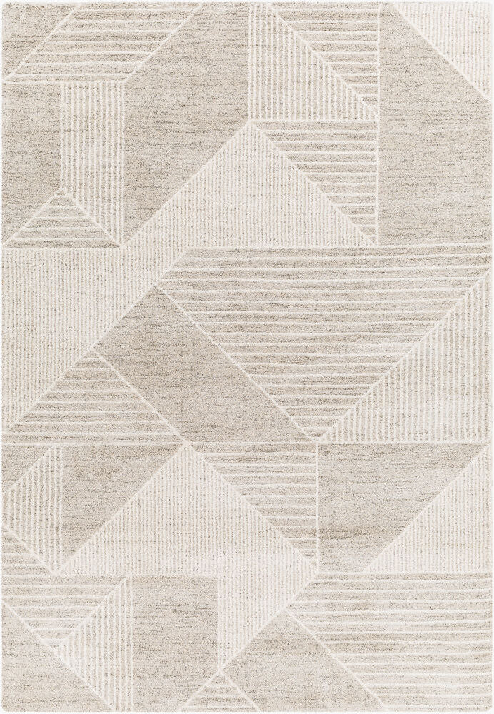 Gavic Machine Woven Rug — Ivory/Light Beige