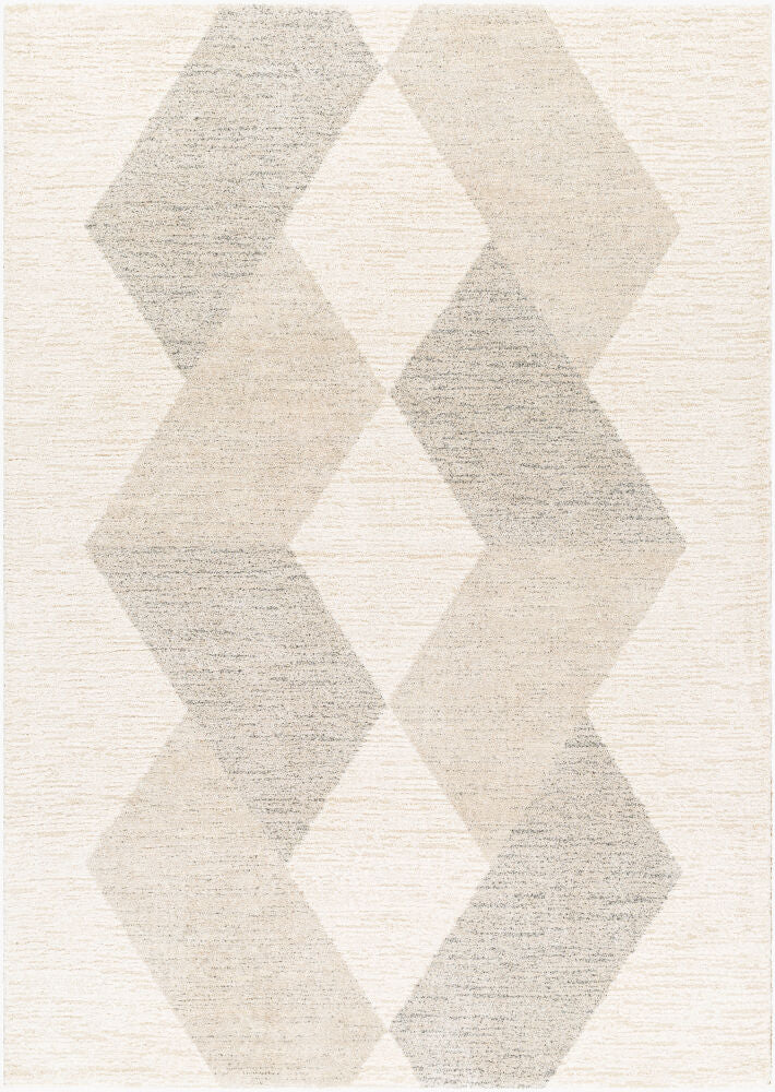 Gavic Machine Woven Rug — Ivory/Light Beige