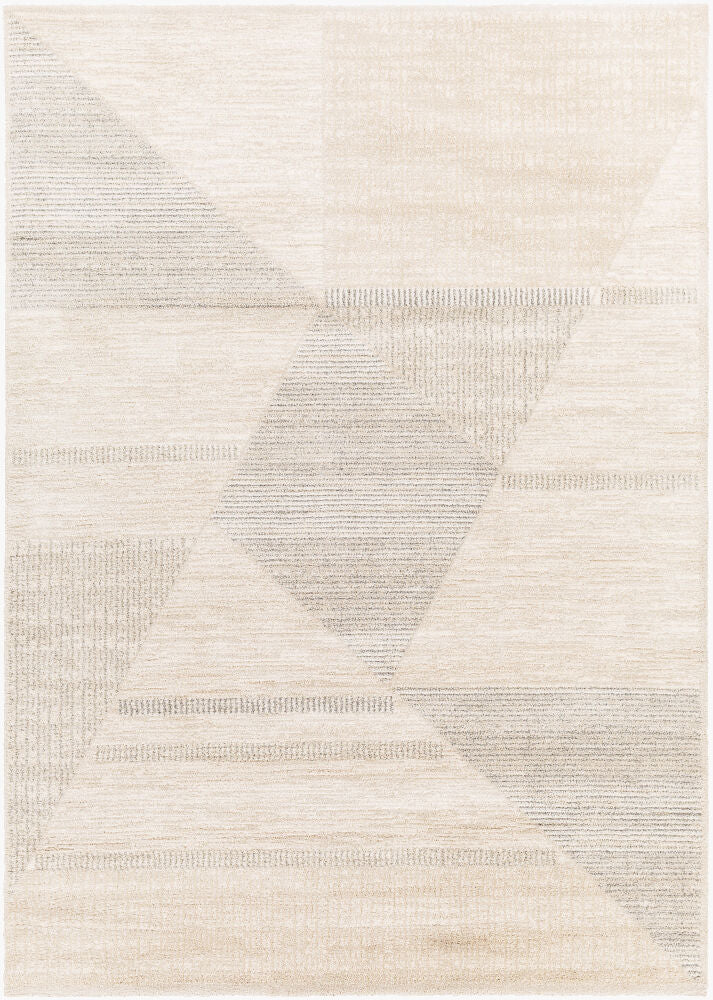 Gavic Machine Woven Rug — Ivory/Light Beige