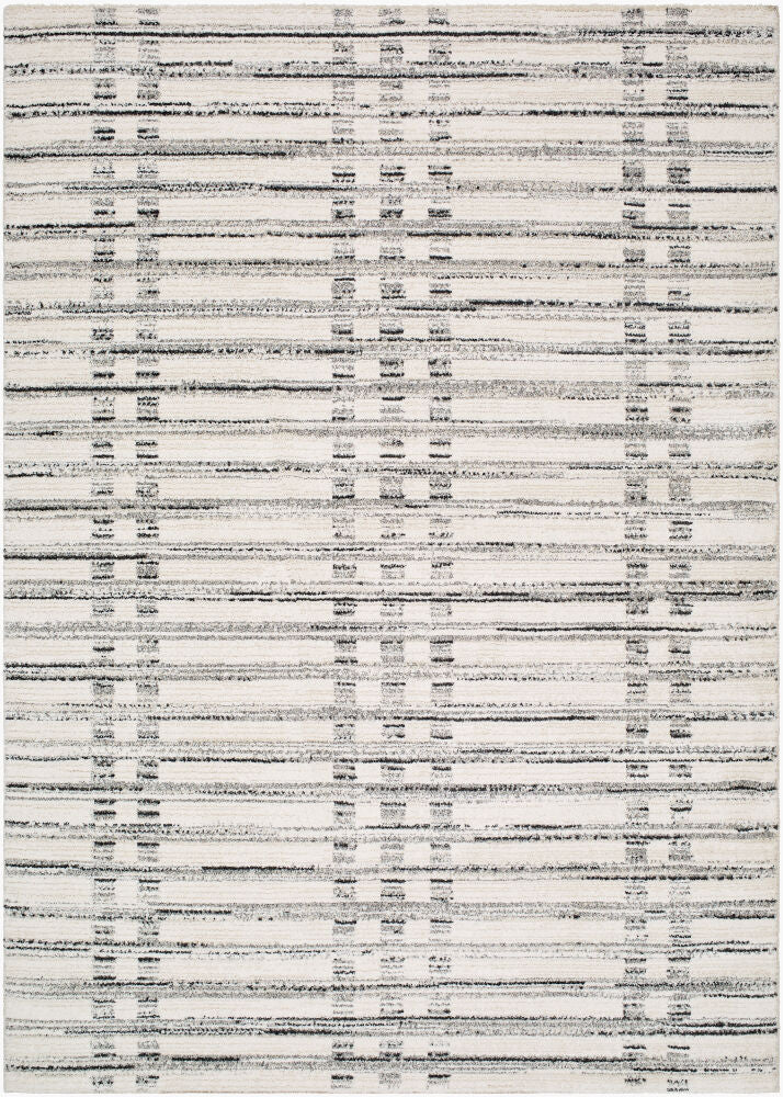 Gavic Machine Woven Rug — Black/Cream