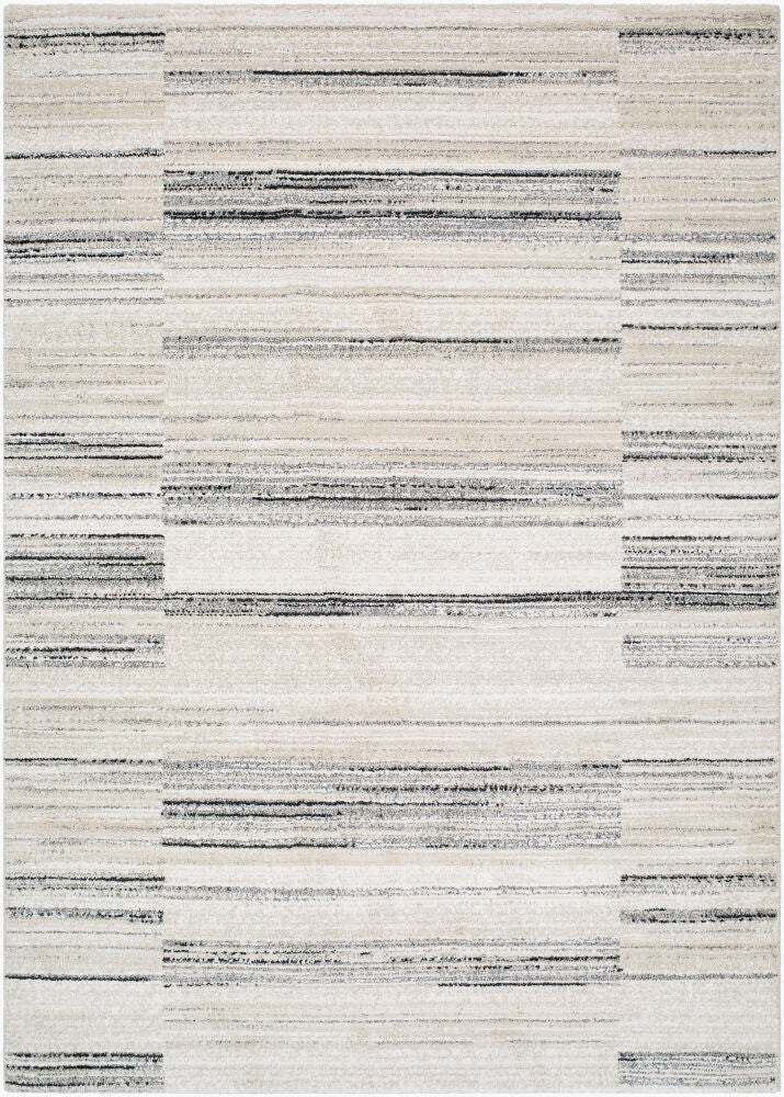 Gavic Machine Woven Rug — Black/Cream
