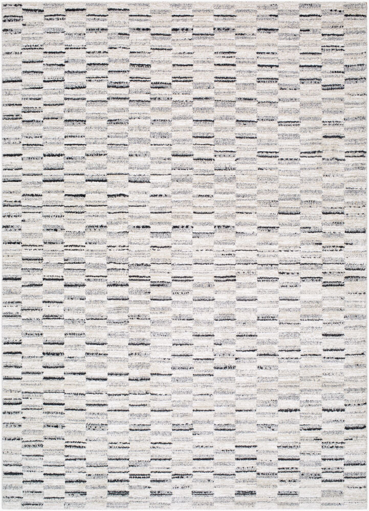 Gavic Machine Woven Rug — Black/Cream