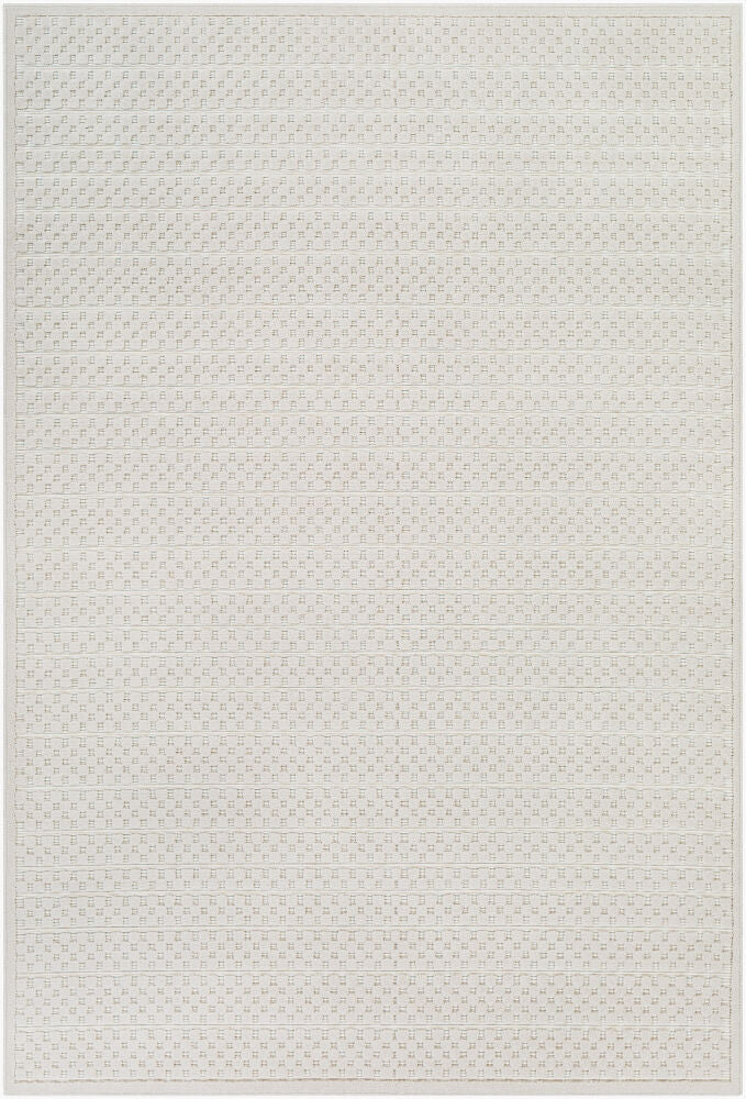 Greenwich Machine Woven Rug — Beige/Charcoal
