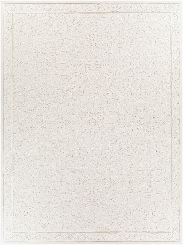 Greenwich Machine Woven Rug — Beige/Charcoal