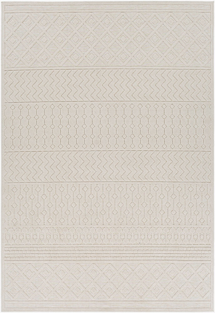 Greenwich Machine Woven Rug — Cream