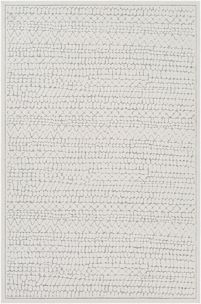 Greenwich Machine Woven Rug — Beige/Charcoal