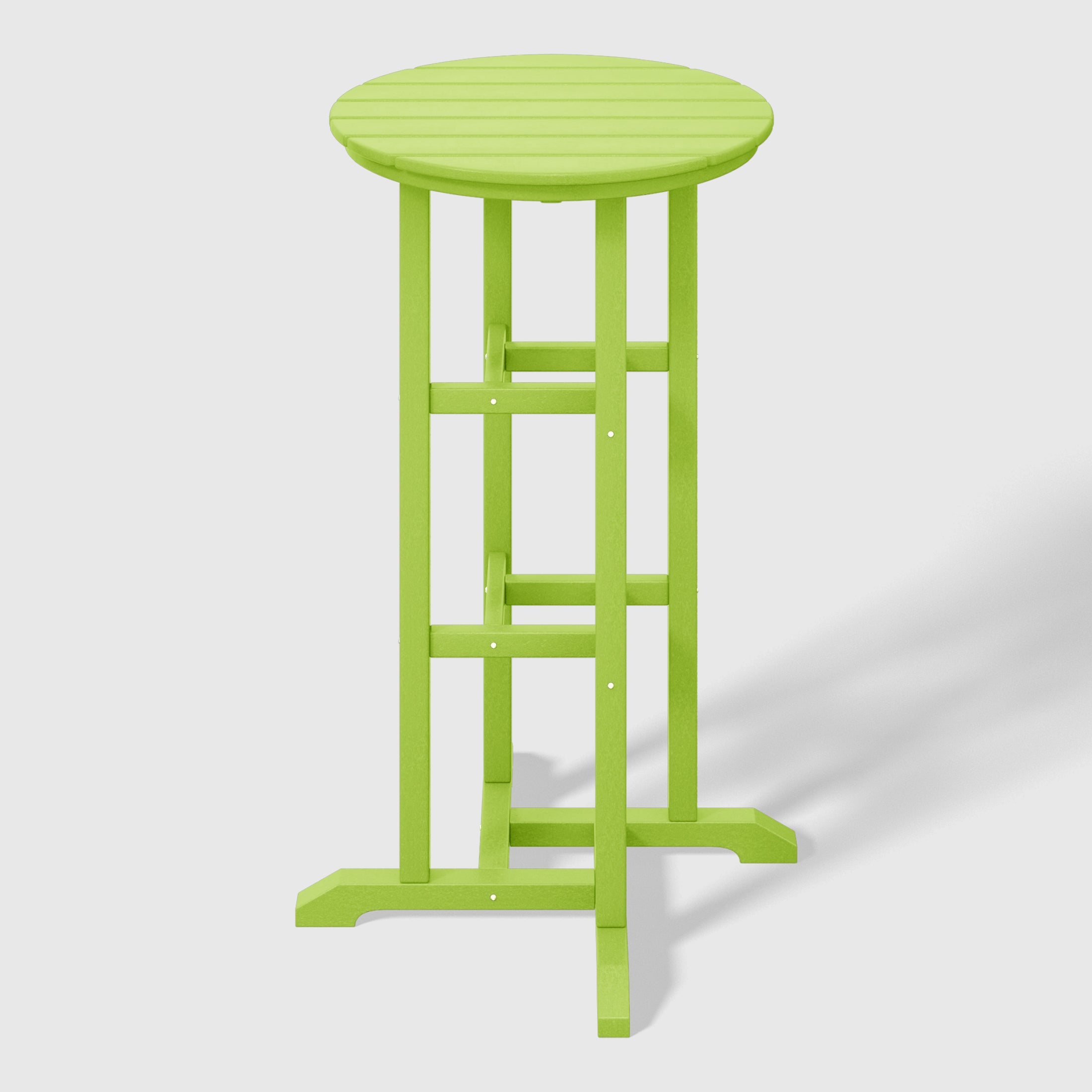 Stockholm All-Weather Outdoor Round Bar Bistro Table (42" Height) Lime Seahawk Designs Patio Bar Tables