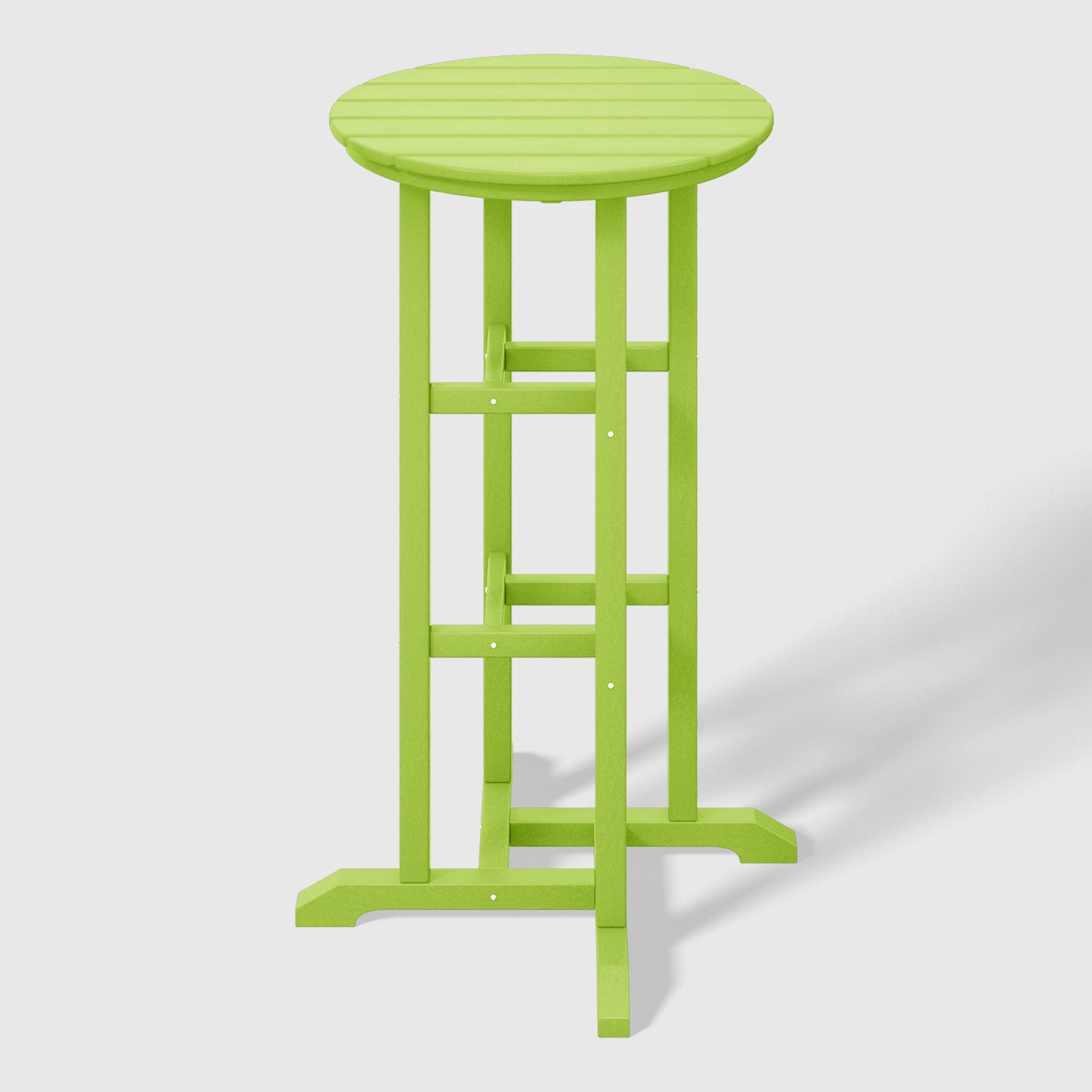 Stockholm All-Weather Outdoor Round Bar Bistro Table (42" Height) Lime Seahawk Designs Patio Bar Tables