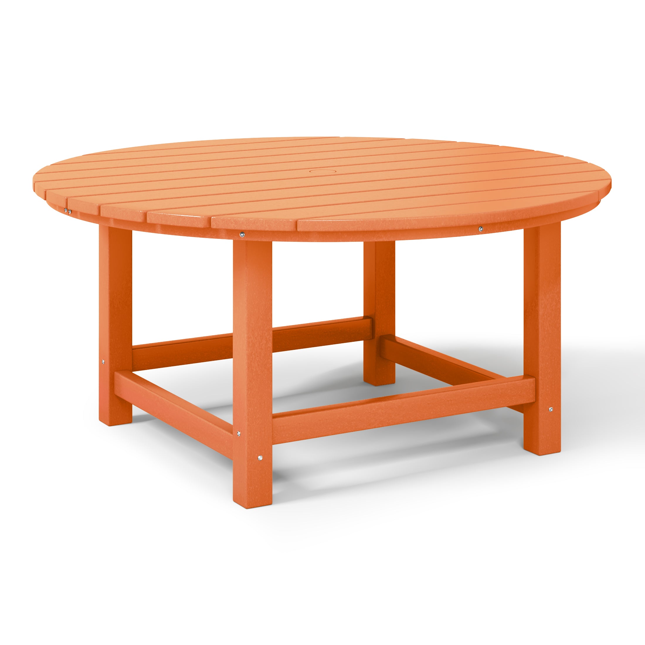Chatham All-Weather Outdoor Round Coffee Table (38" Top) Orange Seahawk Designs Patio Coffee Tables