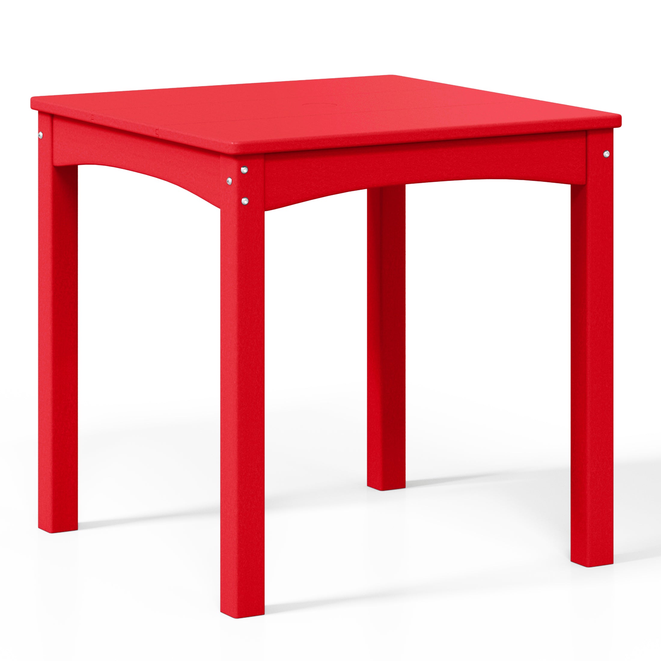 Tiny Terraces Kids' All-Weather Outdoor Dining Table (24" Top) Red Seahawk Designs Kids Patio Dining Tables