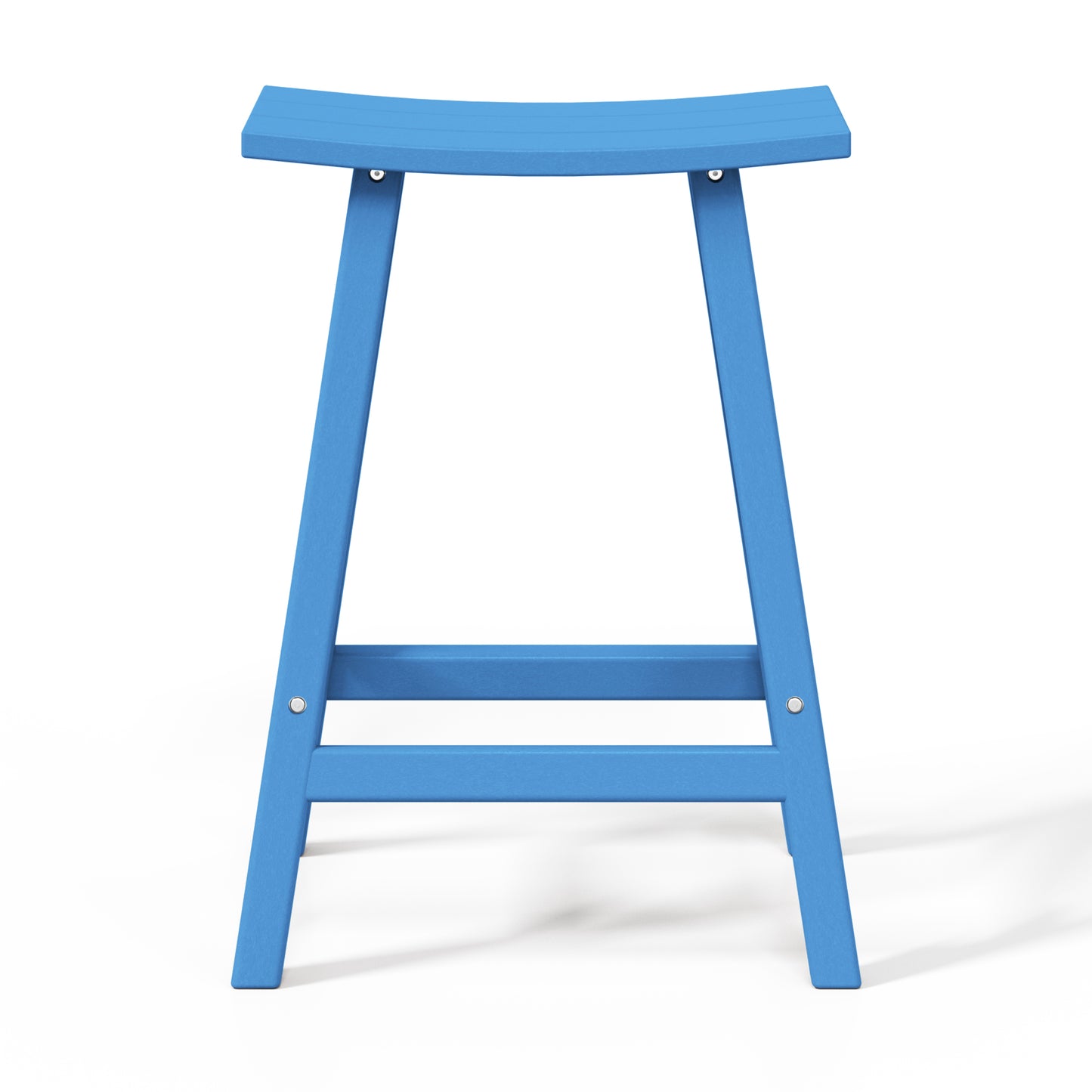 Stockholm All-Weather Outdoor Saddle Counter Stool (24" Height) Seahawk Designs Patio Bar & Counter Stools