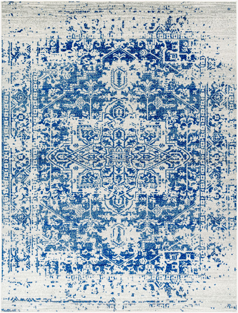 Harput Machine Woven Rug — Light Beige/Medium Gray