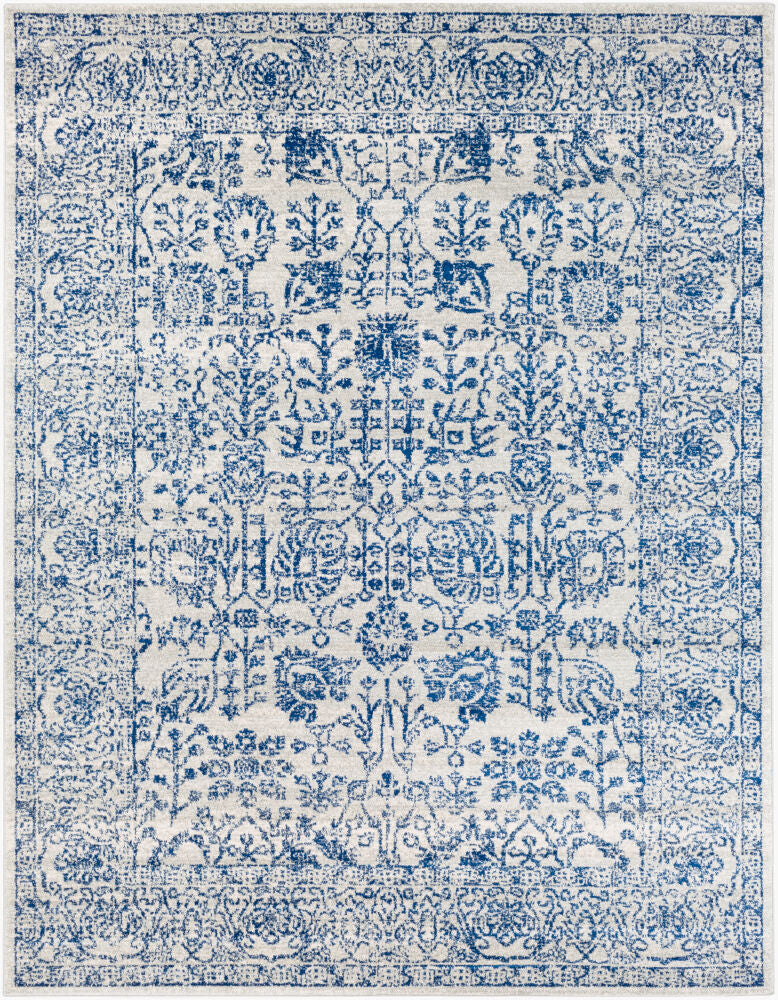 Harput Machine Woven Rug — Light Beige/Medium Gray
