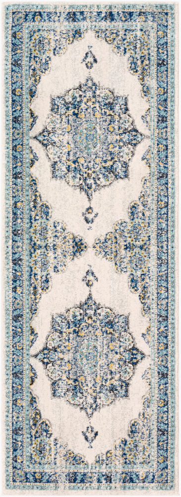 Harput Machine Woven Rug — Charcoal/Light Beige