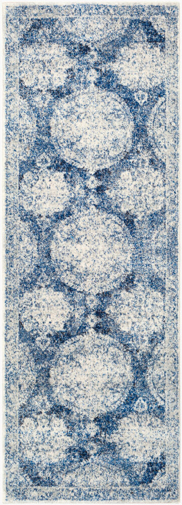 Harput Machine Woven Rug — Charcoal/Ivory