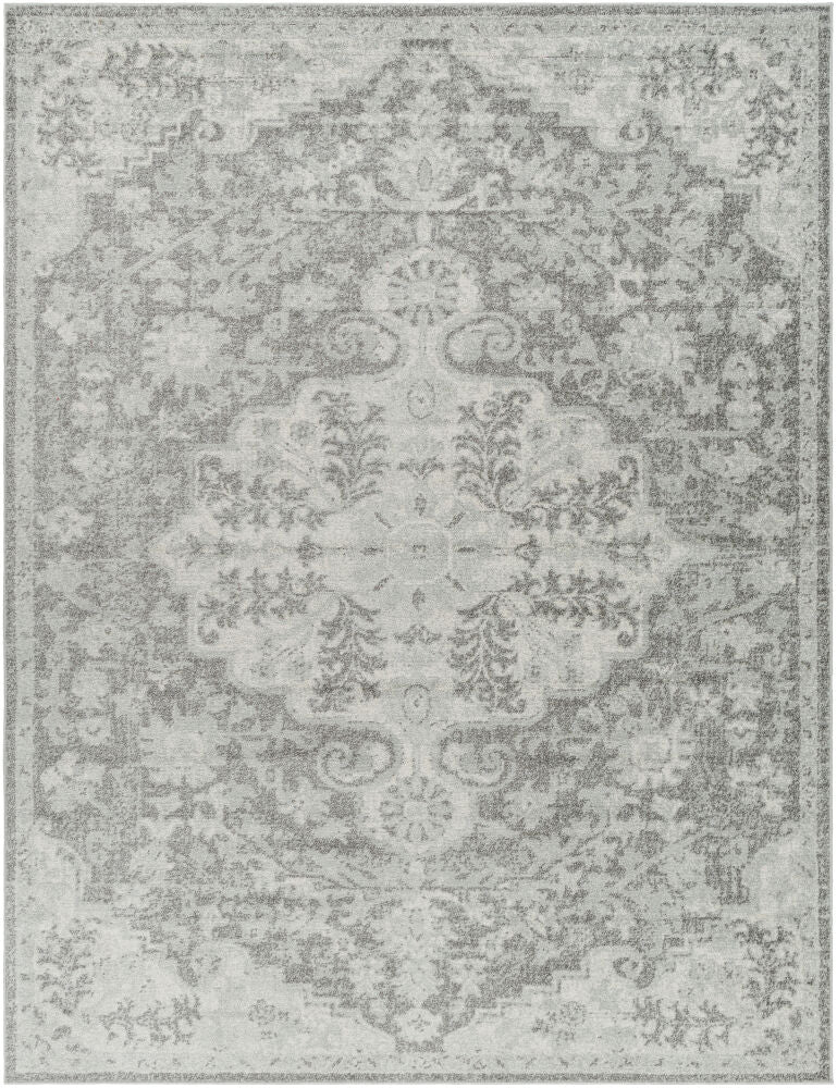 Harput Machine Woven Rug — Black/Charcoal