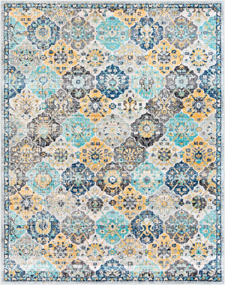 Harput Machine Woven Rug — Black/Charcoal