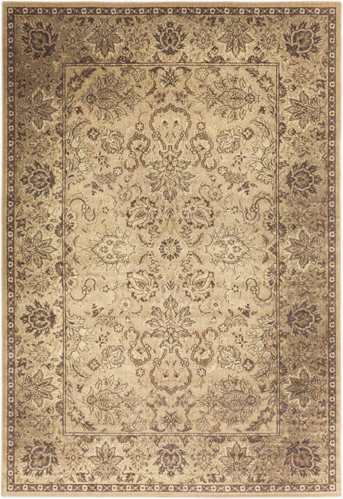 Hathaway Machine Woven Rug — Black/Dark Brown