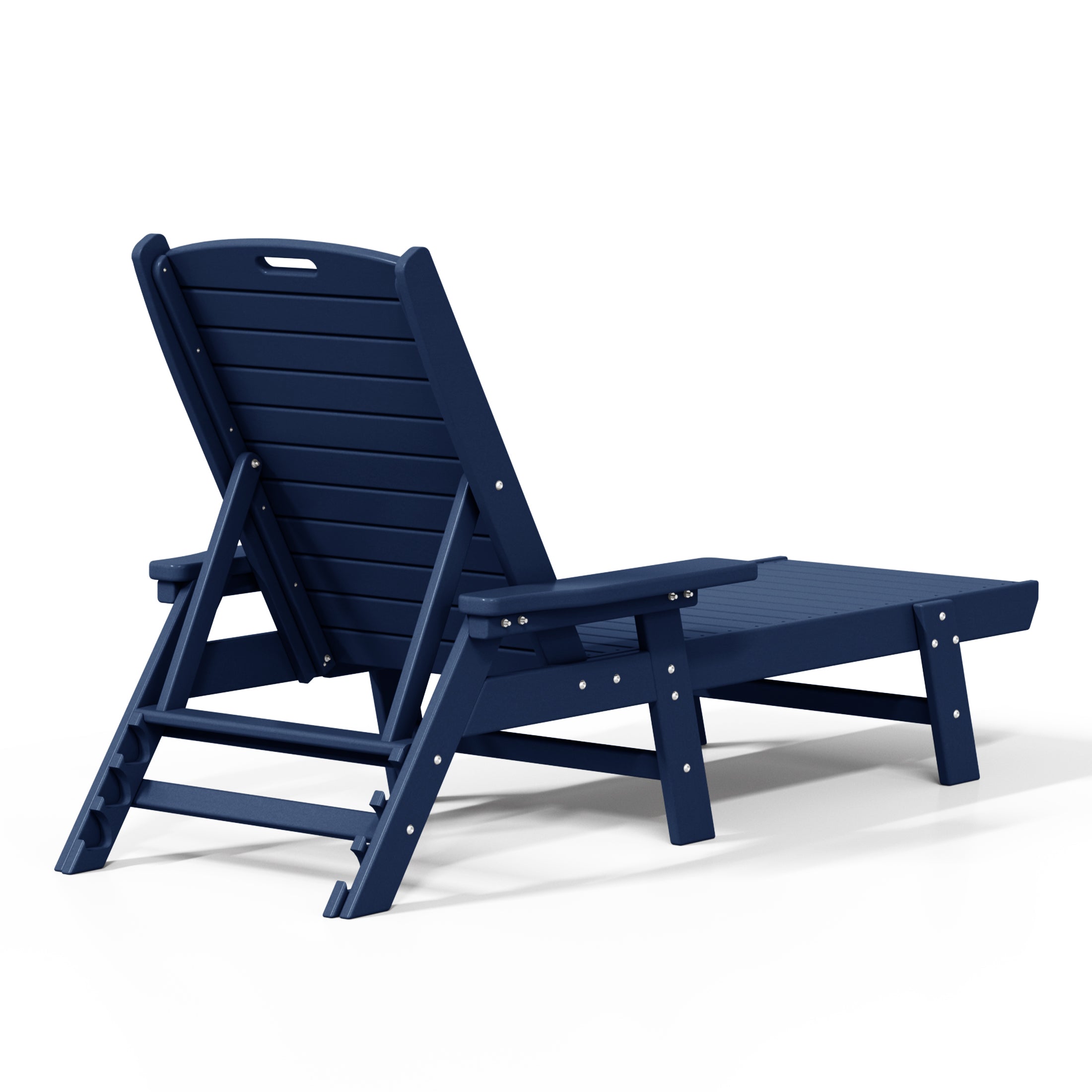 Santa Monica All-Weather Outdoor Reclining Sun Lounger with Arm Rests Seahawk Designs Patio Chaise Lounges